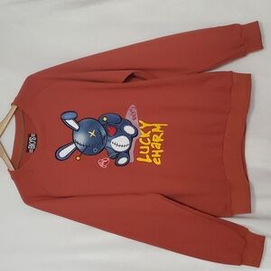 NWT BKYS Black Keys Lucky Charm Rust Crew Neck Sweatshirt Size 2XL